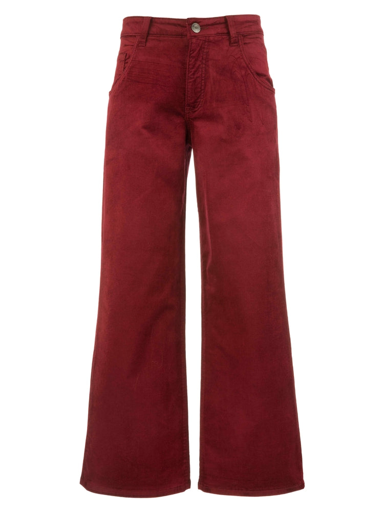 Cranberry HR Wide Leg Denim