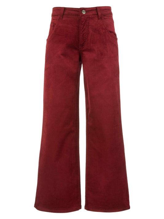 Cranberry HR Wide Leg Denim