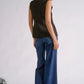 Metallic Tweed Vest- Black