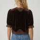 Dorothie Top- Dark Toffee