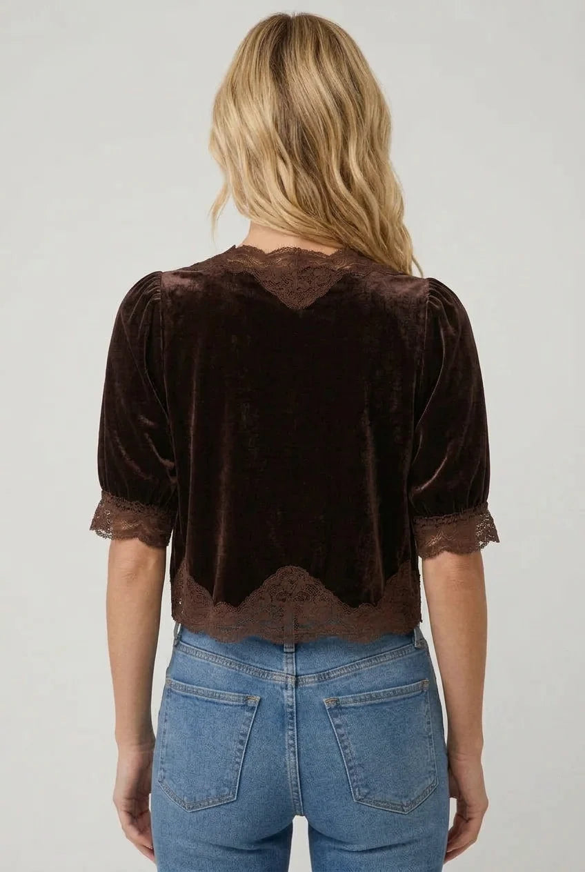 Dorothie Top- Dark Toffee