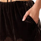 Dorothie Skort- Dark Toffee
