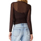 Lillie-Marie Knit Top- Dark Toffee
