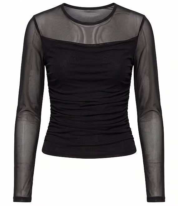 Lillie-Marie Knit Top- Black