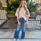 Nadia Sweater Top- Oatmeal