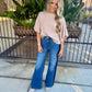 Nadia Sweater Top- Oatmeal