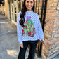 Queen Polka Dot Christmas Tree Sweatshirt
