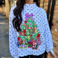 Queen Polka Dot Christmas Tree Sweatshirt