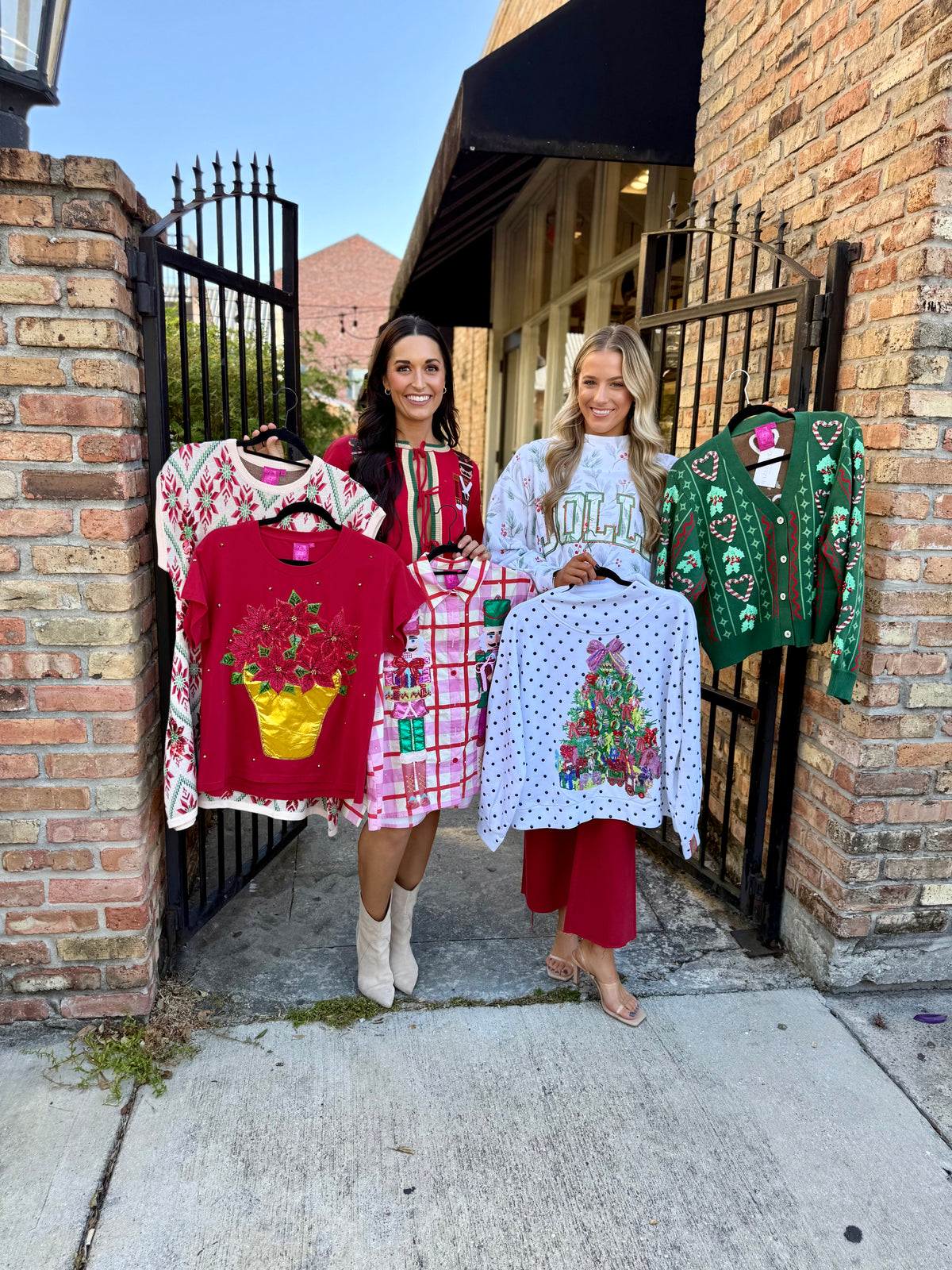 Queen Holly Jolly Mock Sweatshirt