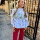 Queen Holly Jolly Mock Sweatshirt