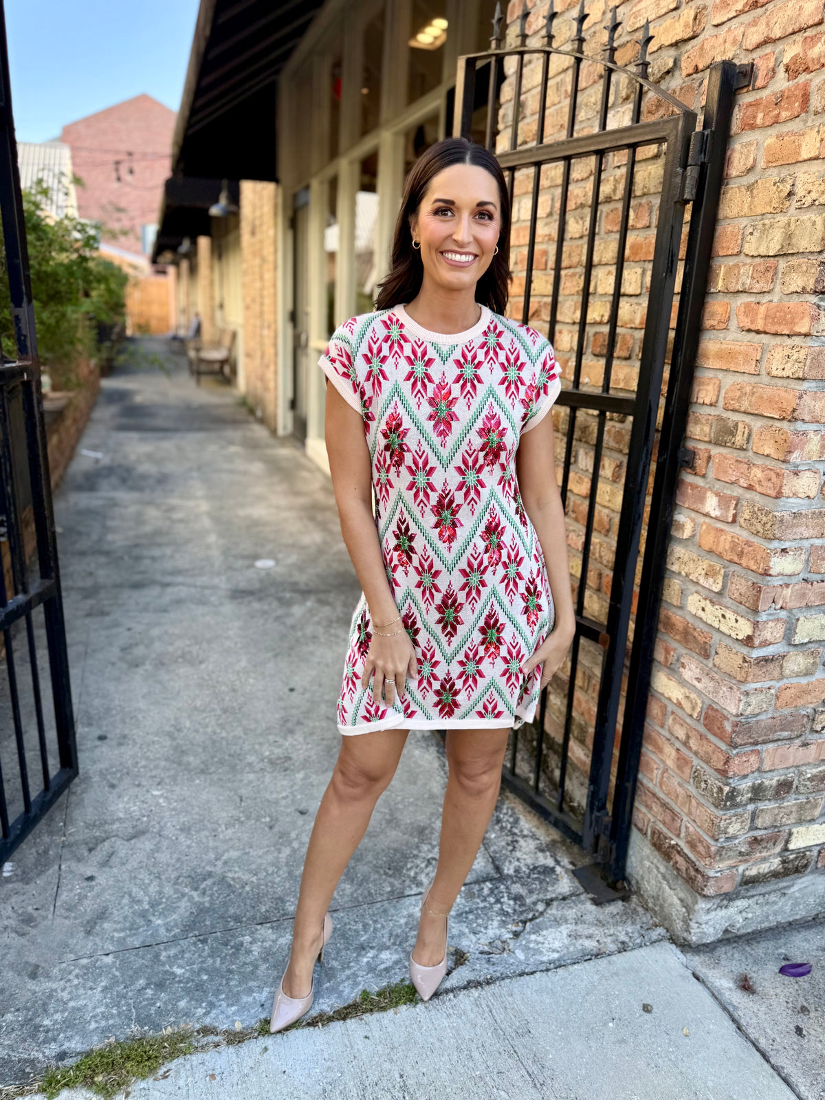 Queen Christmas Sweater Dress