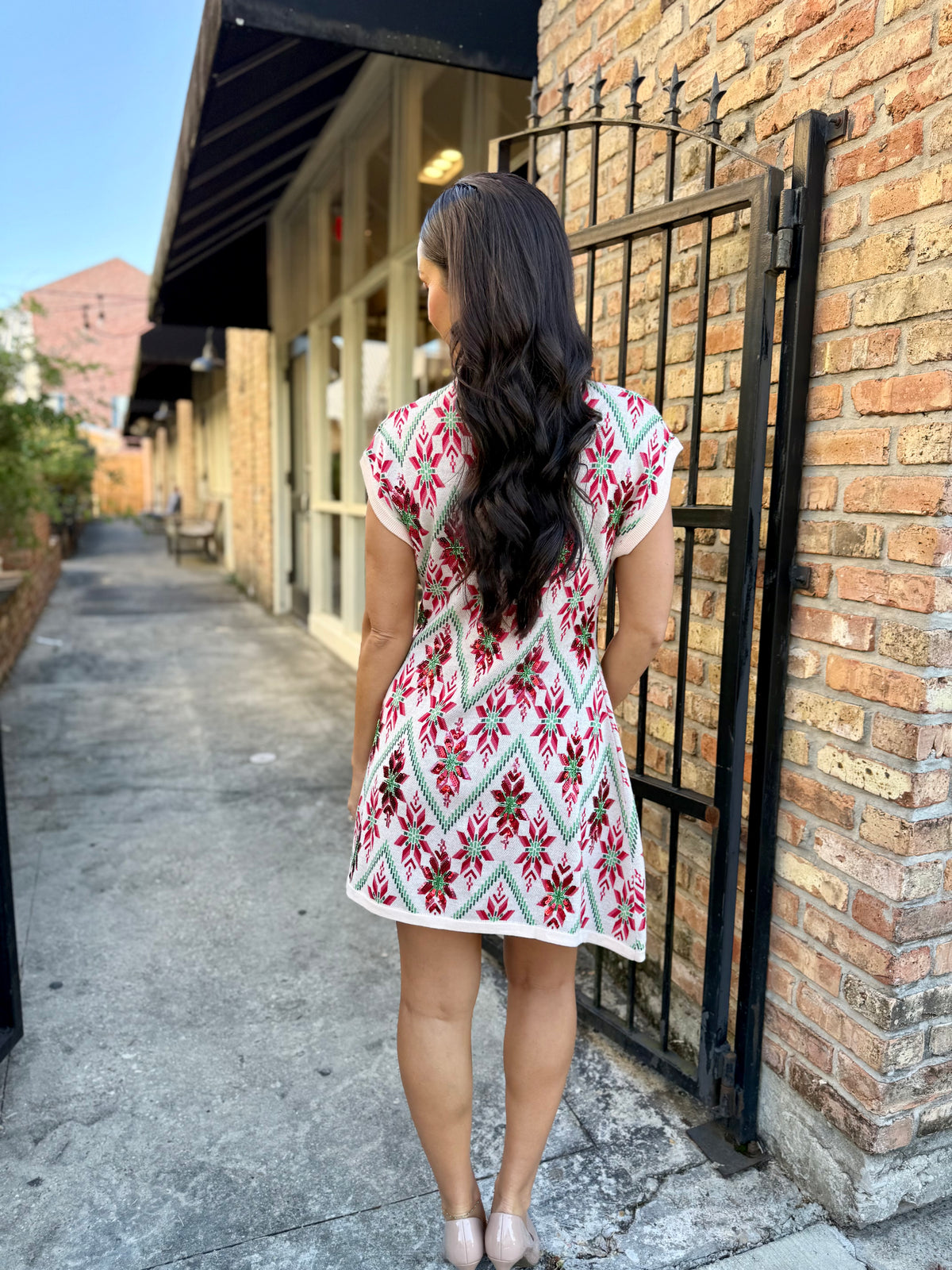 Queen Christmas Sweater Dress