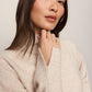 Z Supply Nessa Mock Neck Sweater- Oatmeal