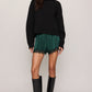 Z Supply Caprice Luxe Lace Short- Velvet Green