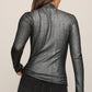 Z Supply Afterglow Sparkle LS Top- Black