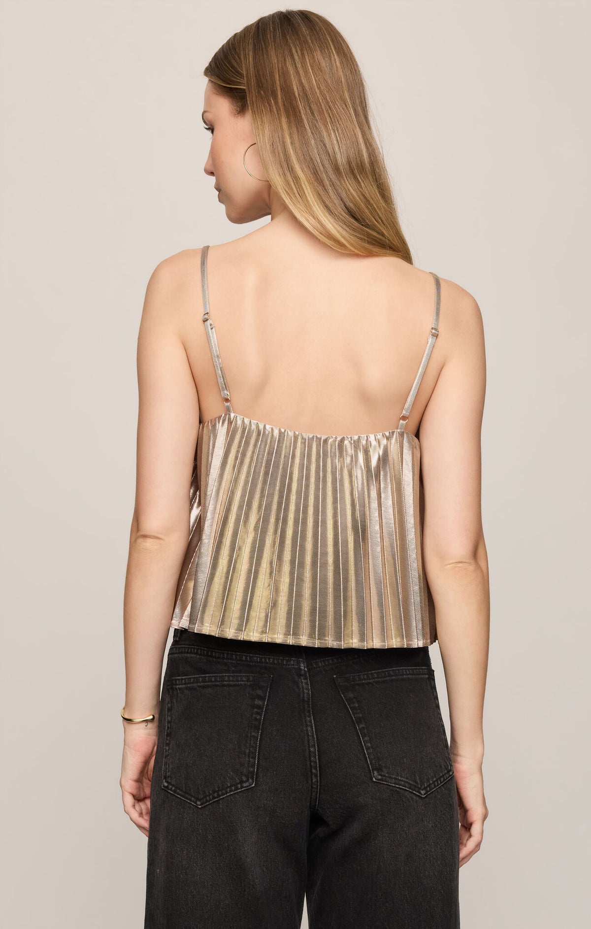 Z Supply Starlit Soiree Cami- Gold
