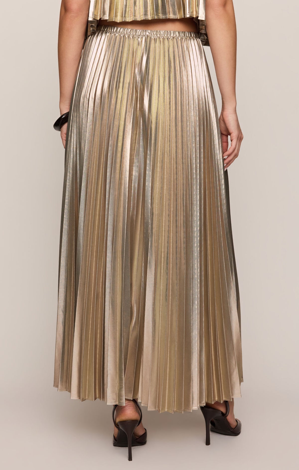 Z Supply Starlit Soiree Skirt- Gold
