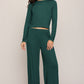 Z Supply Aries Knit LS Top- Velvet Green