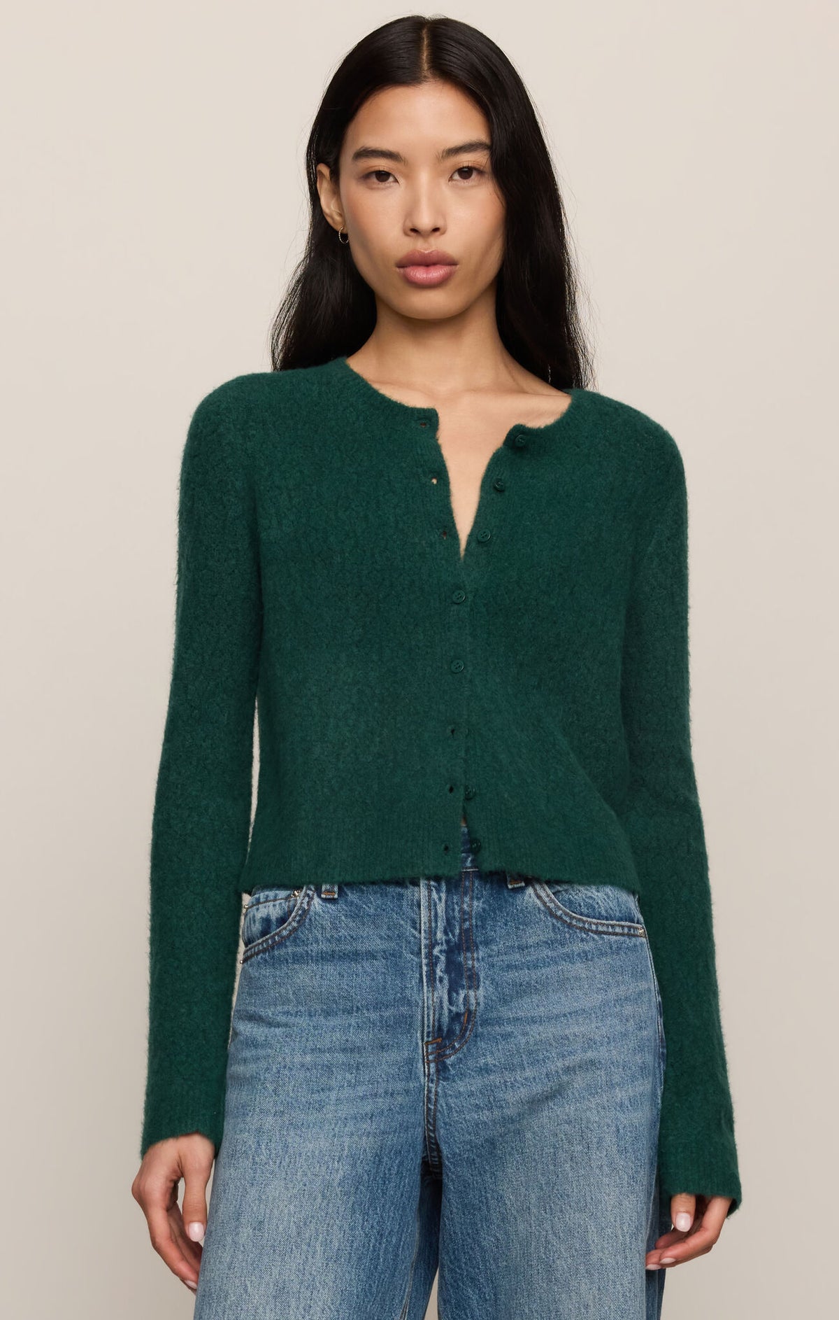 Z Supply Medina Cardigan- Velvet Green