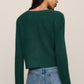 Z Supply Medina Cardigan- Velvet Green