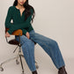 Z Supply Medina Cardigan- Velvet Green
