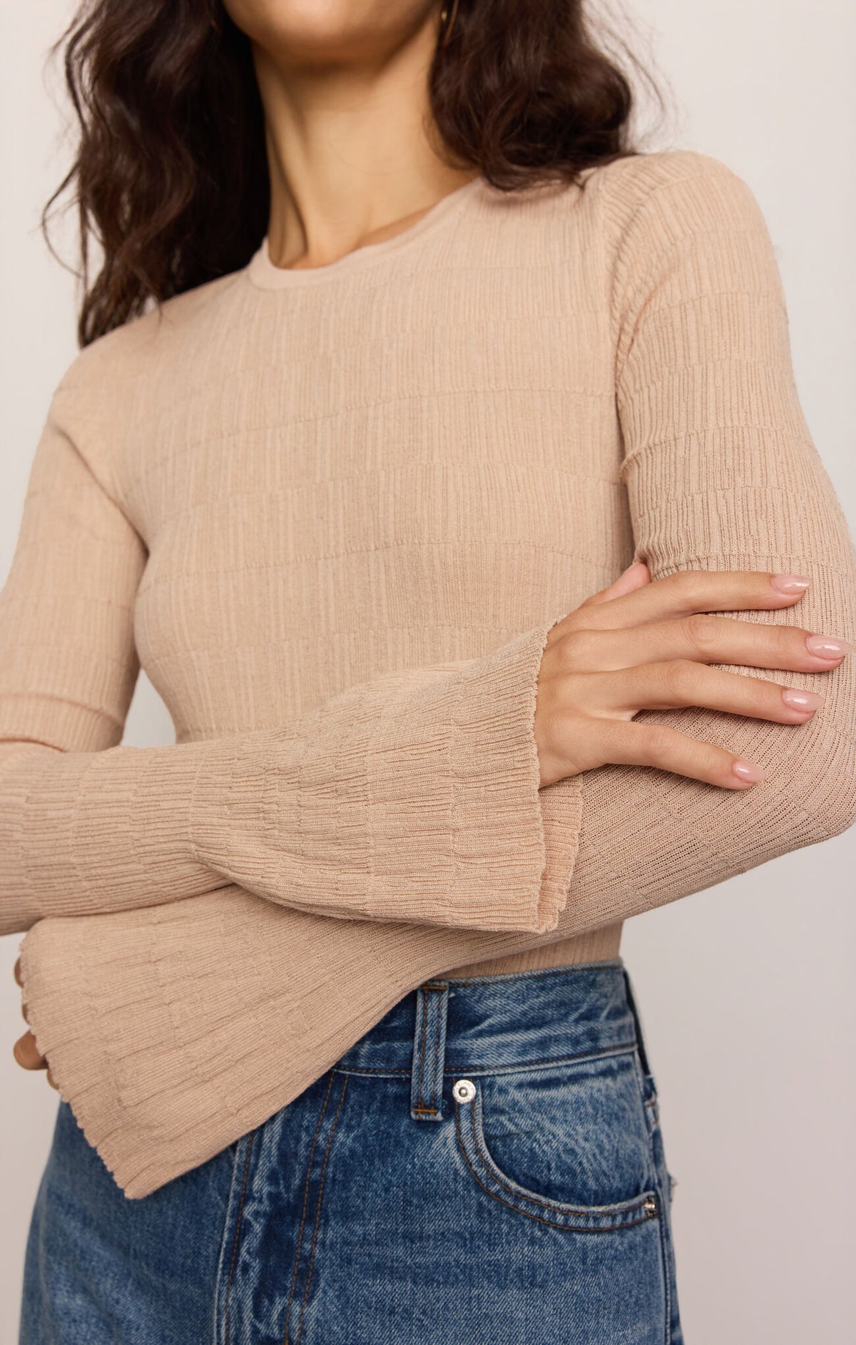 Z Supply Free Fall Top- Macaron