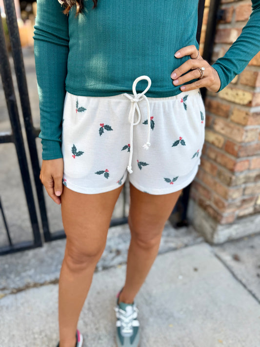 Z Supply Holly Waffle Short- Vanilla Ice