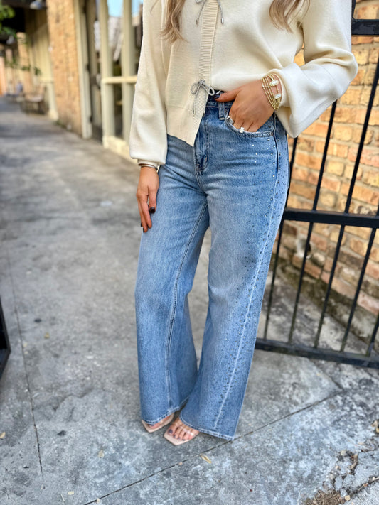 Z Supply Head Turner HR Denim- Glimmer