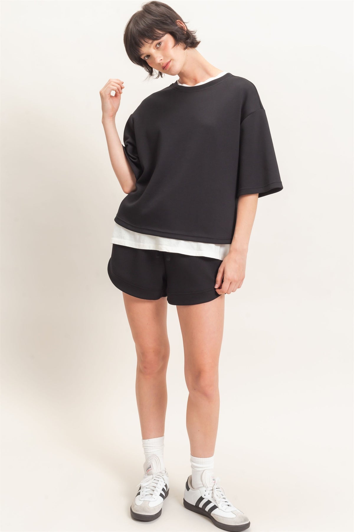 Dalton Loose Fit Top- Black