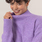 Bengals High Neck Sweater- Lavender