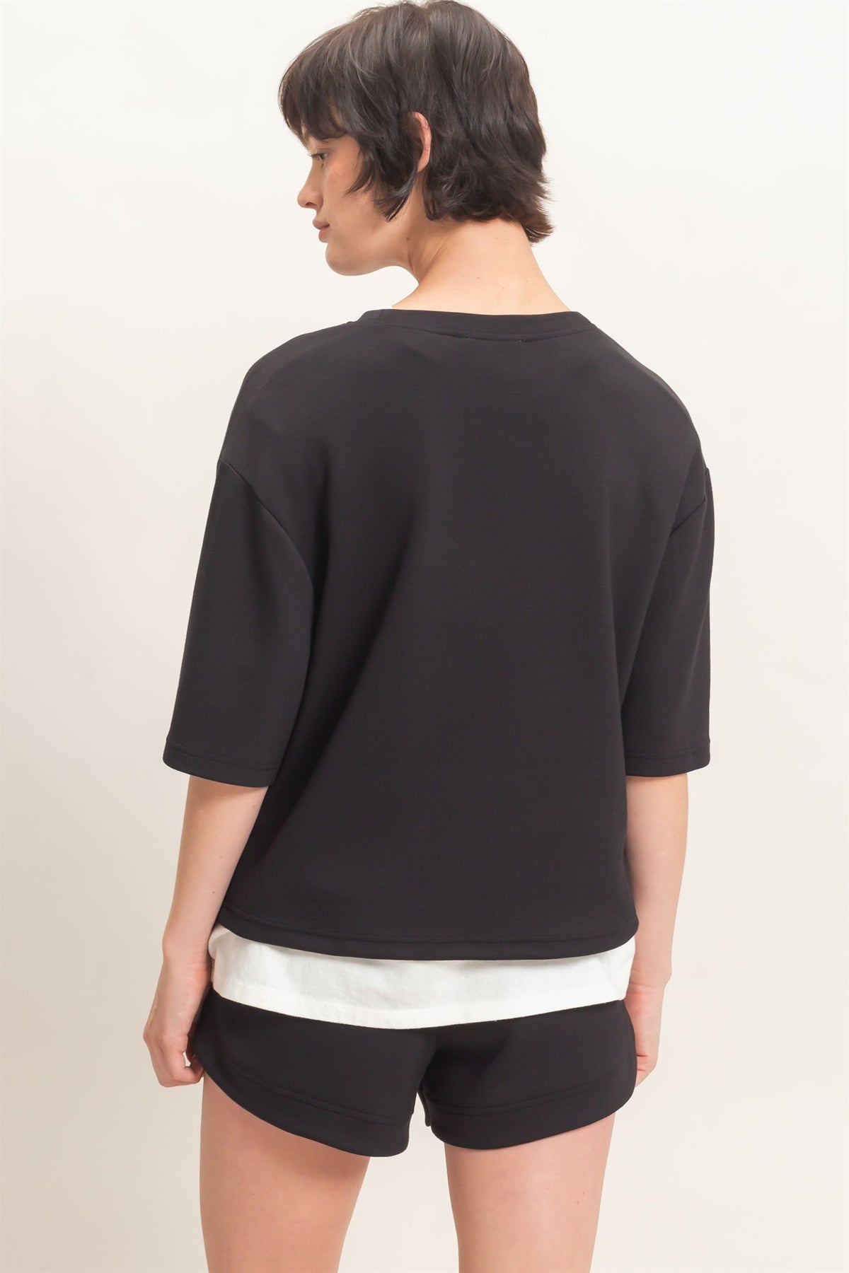 Dalton Loose Fit Top- Black