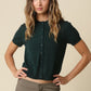 Maddie Knit Cardigan- Bottle Green
