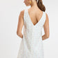 Ditsy Eyelet Mini Dress- Pink Pop