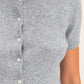 Angelette Cardigan Top- Heather Gray