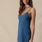 Elle Marie Denim Dress- Blue