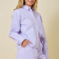 Vonn Button Down Top- Pink/Blue