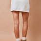 Lounge Mini Skort- Ivory