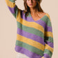 Press Stripe MG Sweater