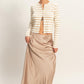Deano Satin Maxi Skirt- Dark Taupe