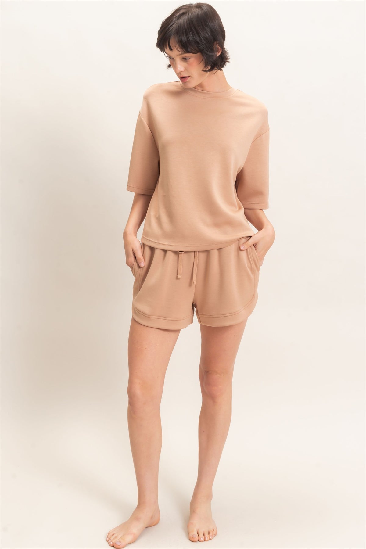 Sebastian Shorts- Dark Taupe