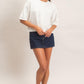 Elise Drop Shoulder Cardigan- Whip Cream