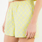 Dotty Polka Dot Shorts-Lemon