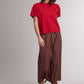 Crystal Sweater Top- Chili