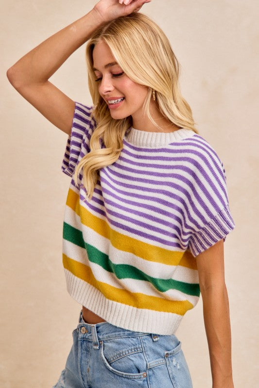 St. Ann Stripe MG Top