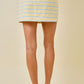Teva Striped Skort- Yellow/Baby Blue