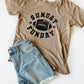 Z Supply Sunday Funday Boyfriend Tee- Latte