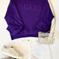 Tigers Tonal Sweatshirt- Purple