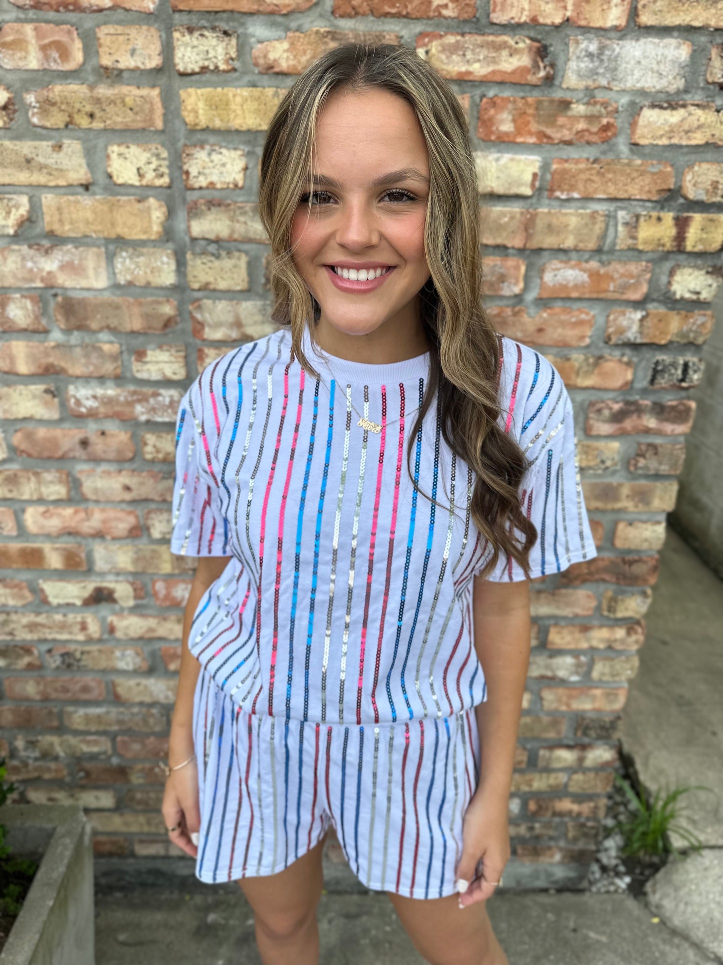 4th of July Stripe Top