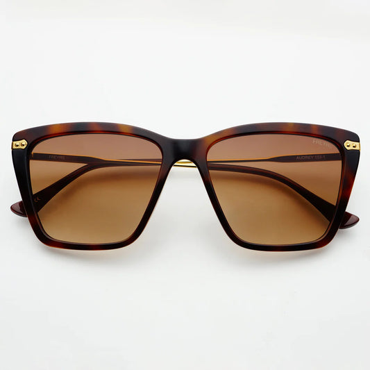 Sunglasses- Audrey Tortoise Brown (153-1)