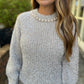 Sparkly Pearl Sweater- Gold